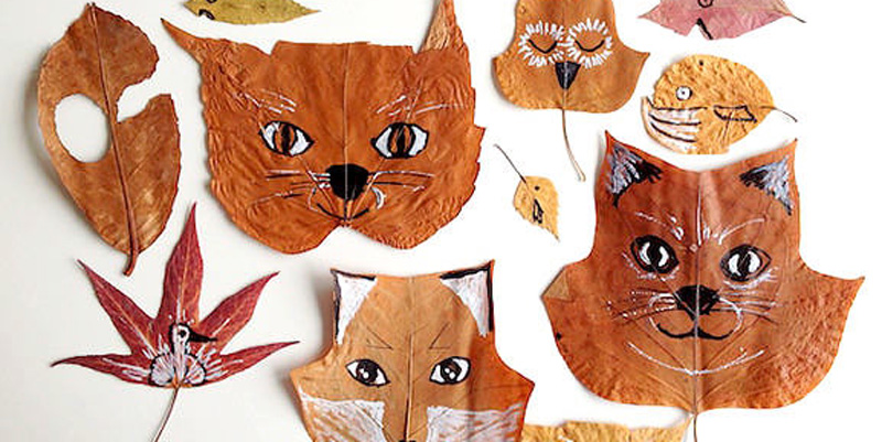 DIY Leaf Animals