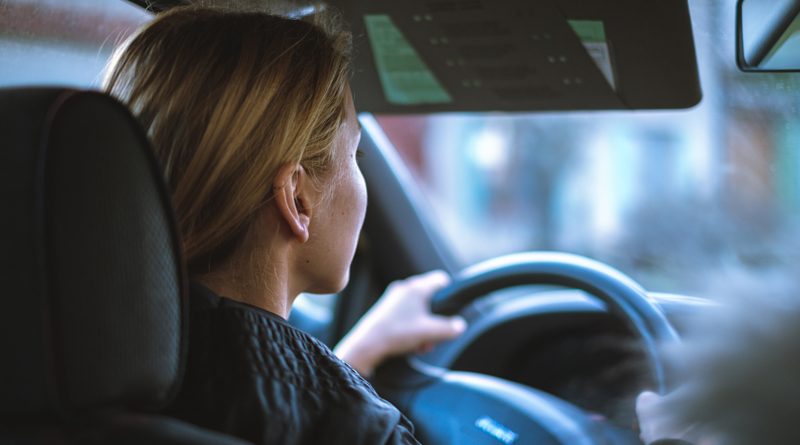 woman driving